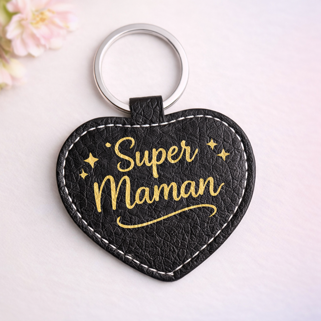 Porte-clé cœur personnalisable ❤️