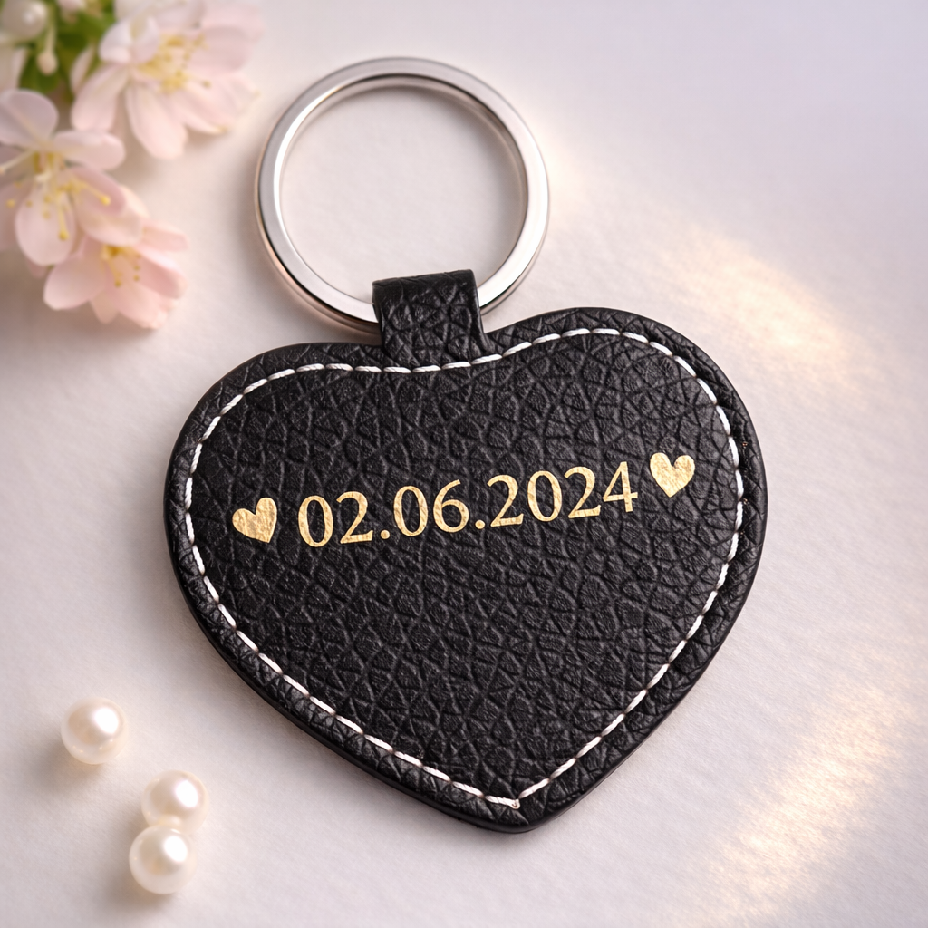 Porte-clé cœur personnalisable ❤️