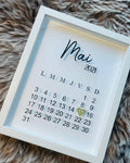 Cadre calendrier personnalisé