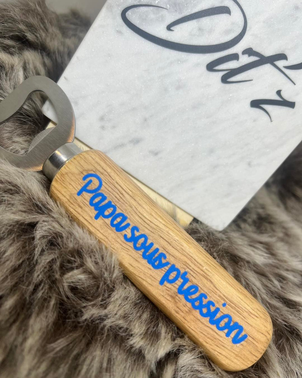 Décapsuleur personnalisé en bois 🍻