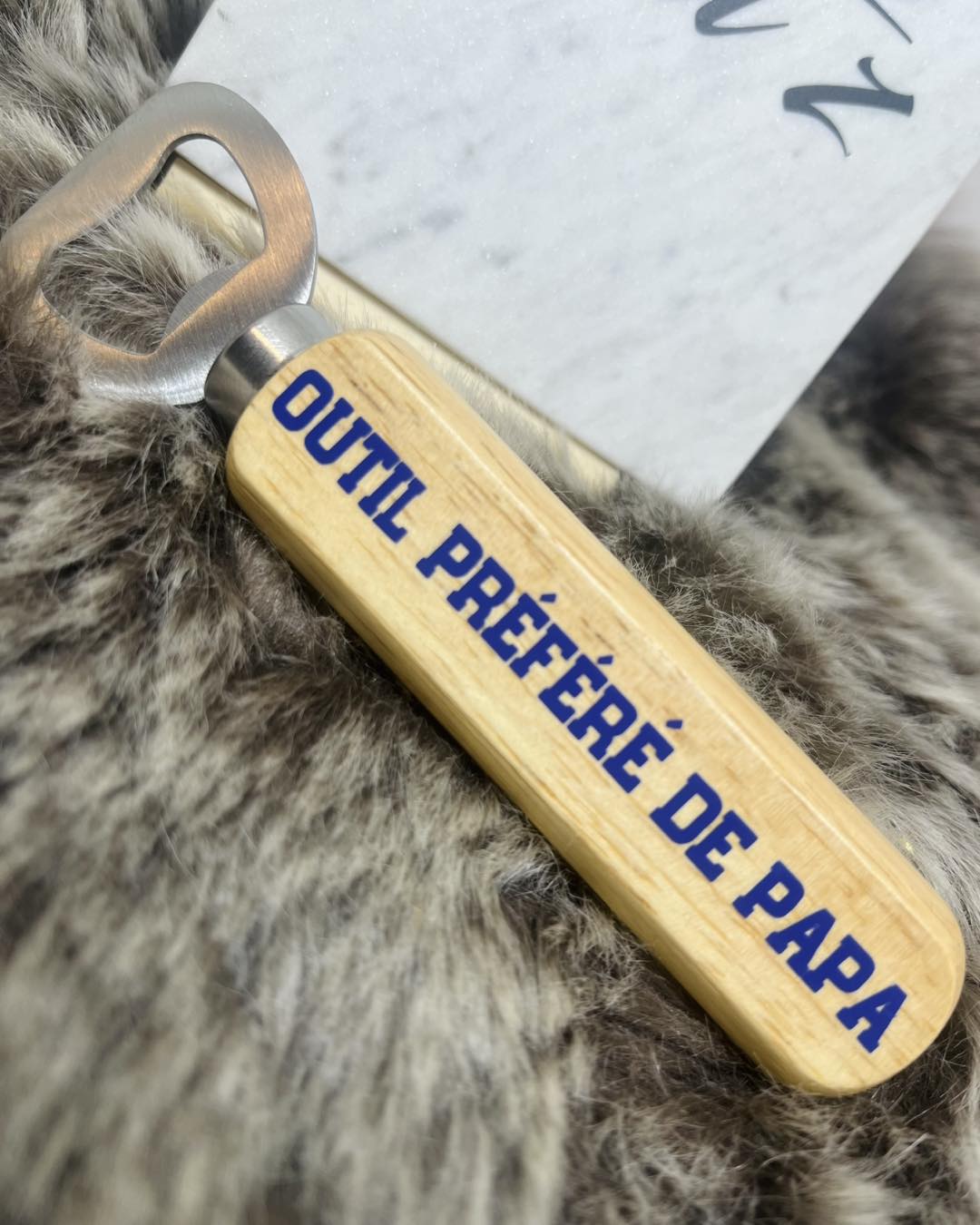 Décapsuleur personnalisé en bois 🍻