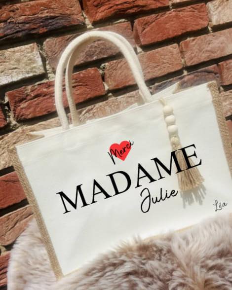 ✨ Sac de jute personnalisé ✨
