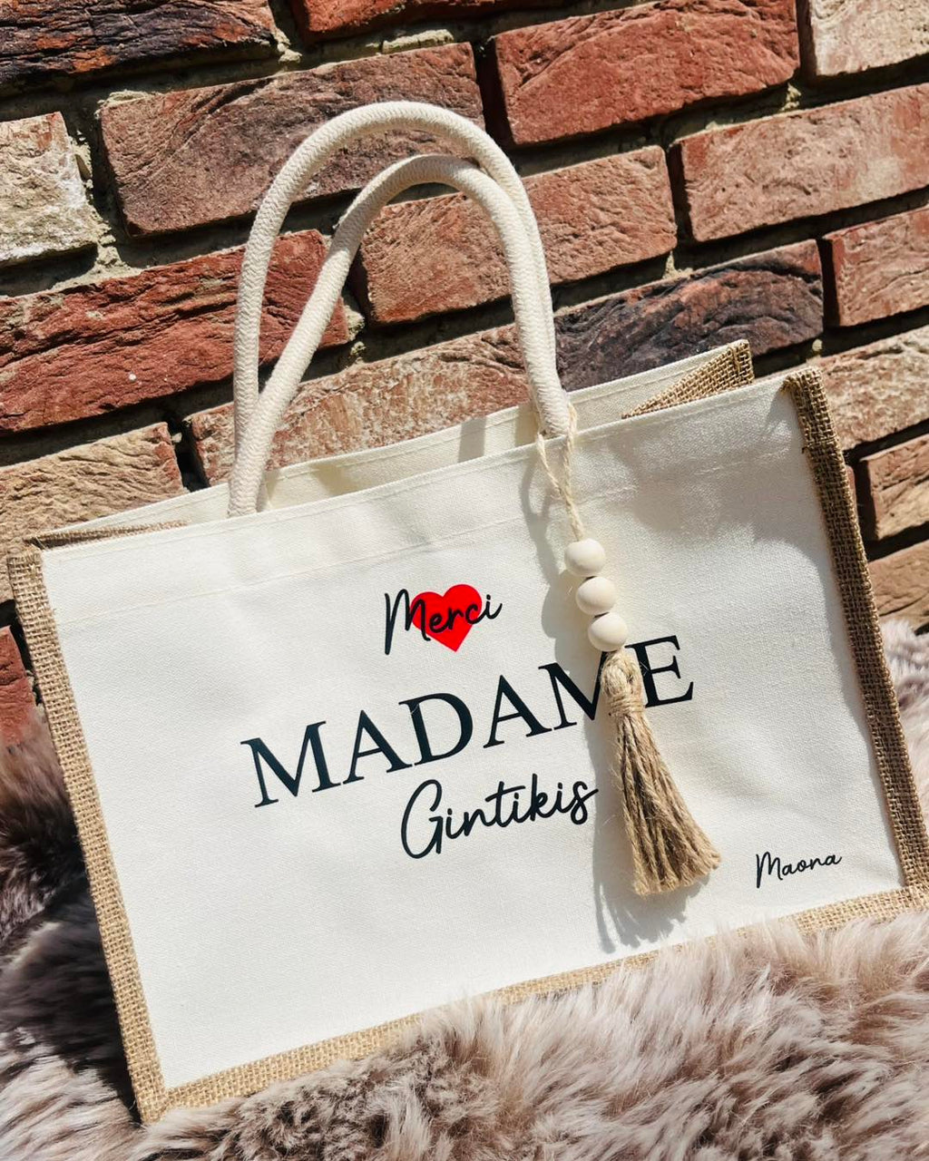 ✨ Sac de jute personnalisé ✨