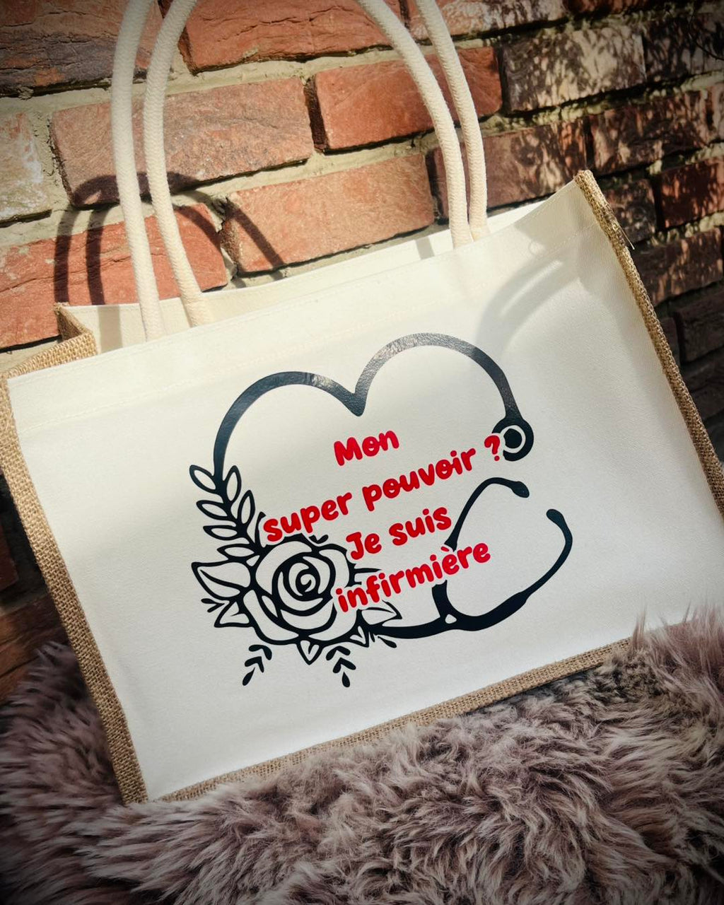 ✨ Sac de jute personnalisé ✨