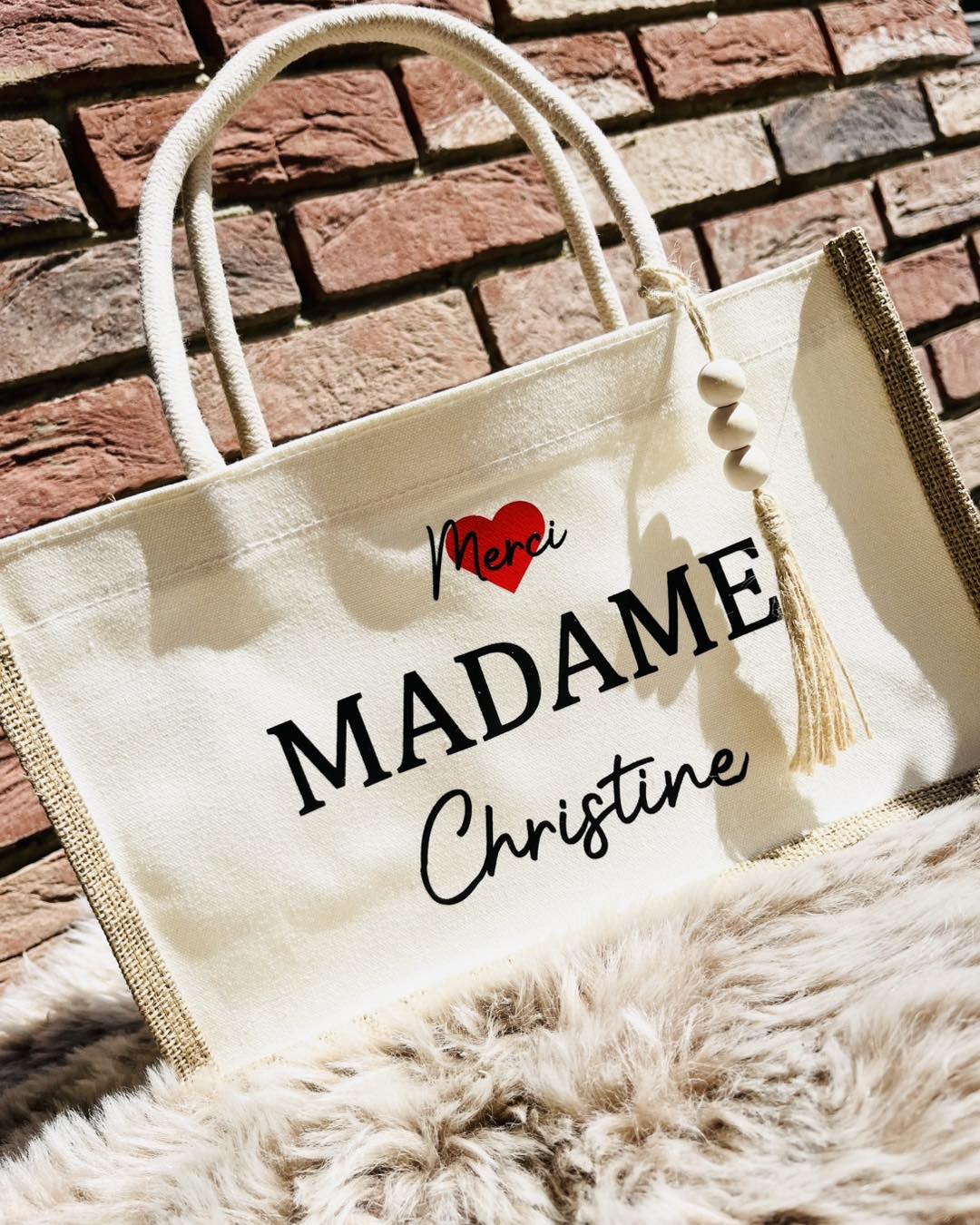 ✨ Sac de jute personnalisé ✨