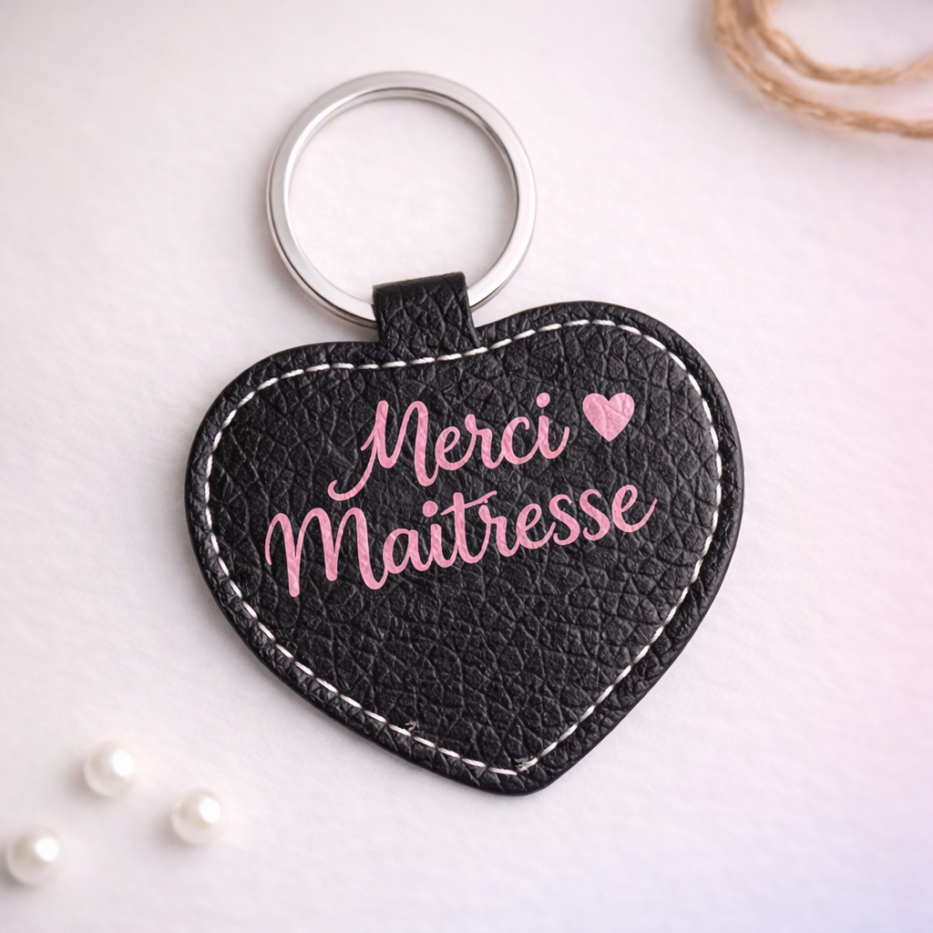 Porte-clé cœur personnalisable ❤️