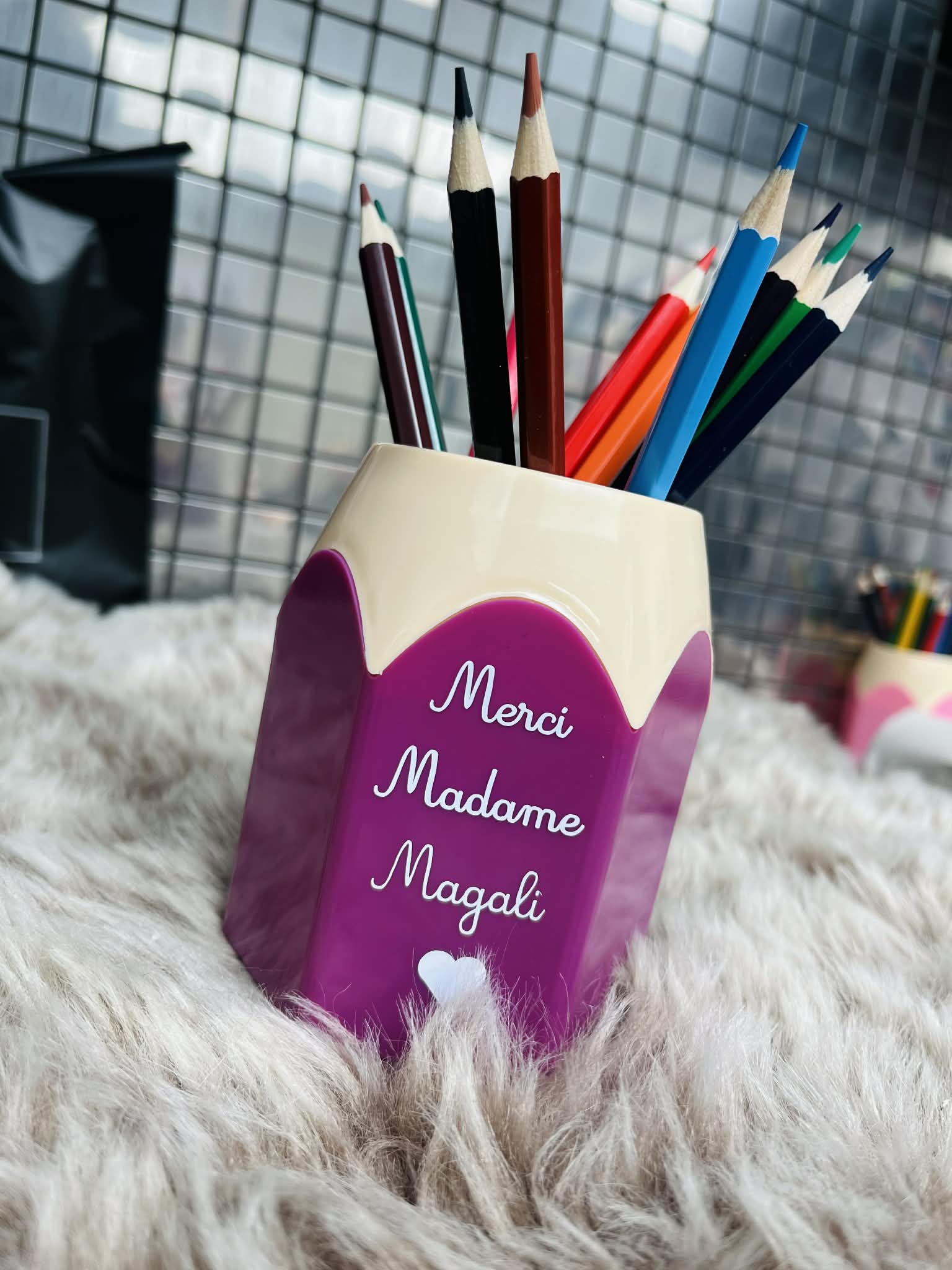 🎁 Pot porte-crayon personnalisé