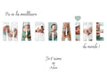 Cadre A4 personnalisé avec photo et mot ✨
