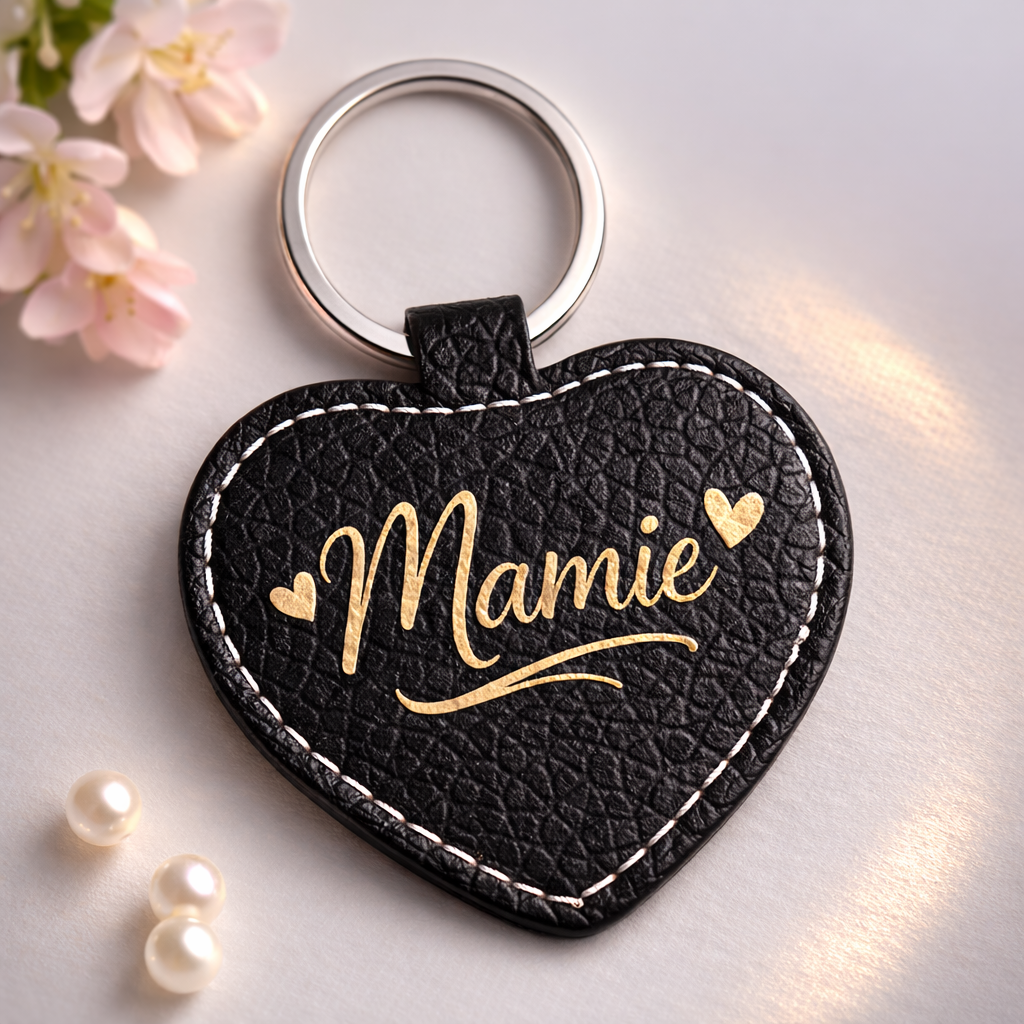 Porte-clé cœur personnalisable ❤️