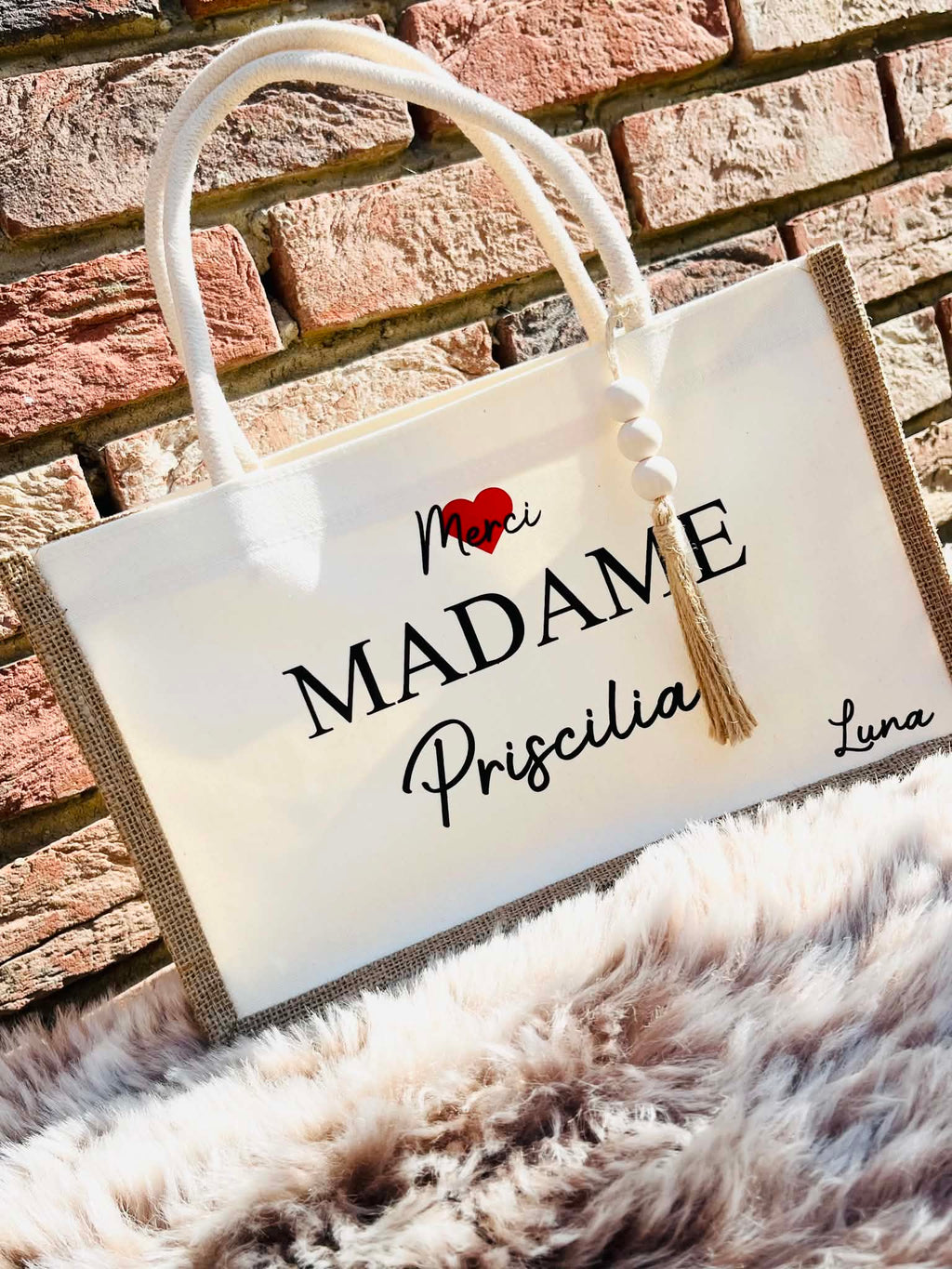 ✨ Sac de jute personnalisé ✨