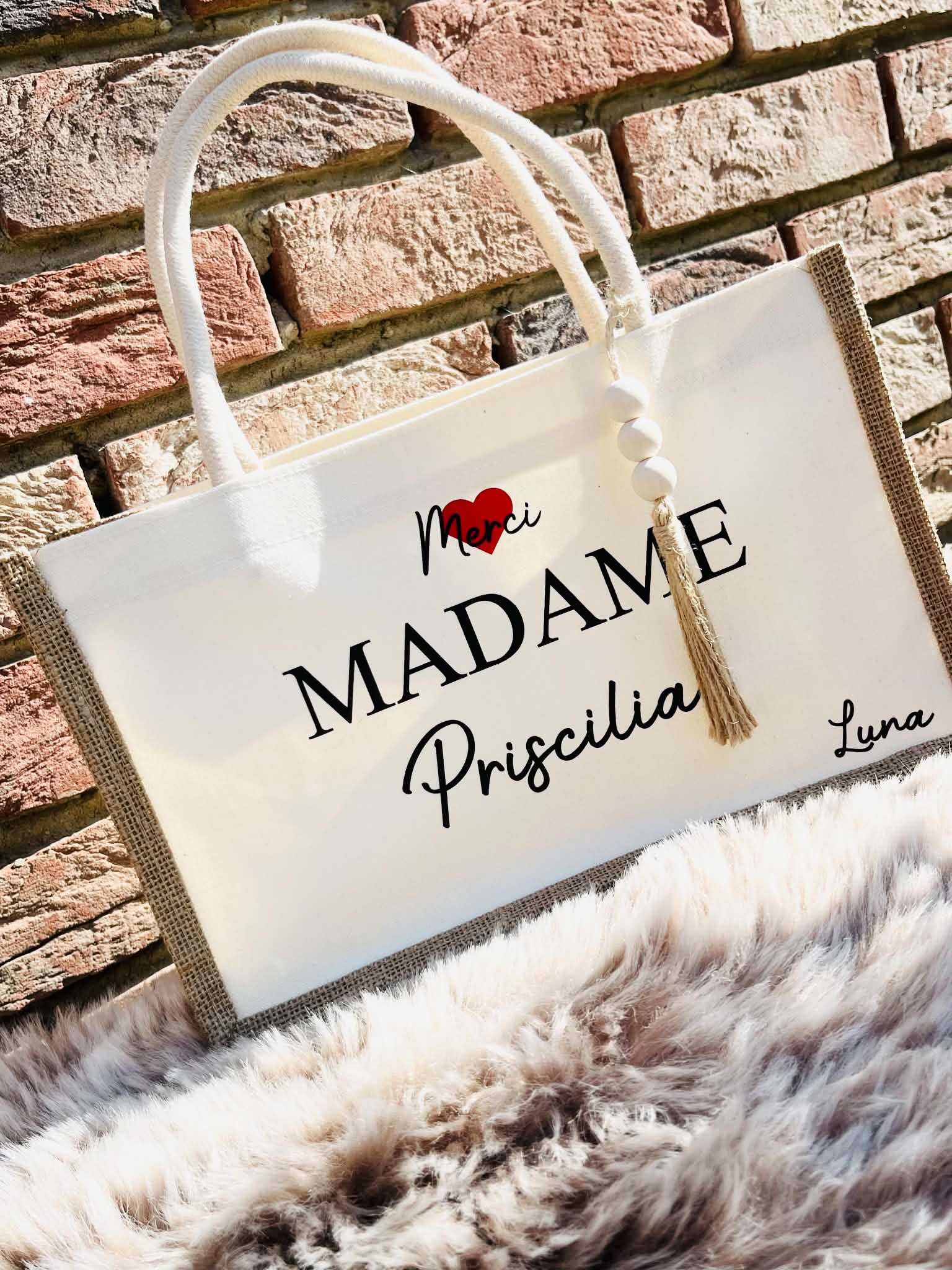 ✨ Sac de jute personnalisé ✨