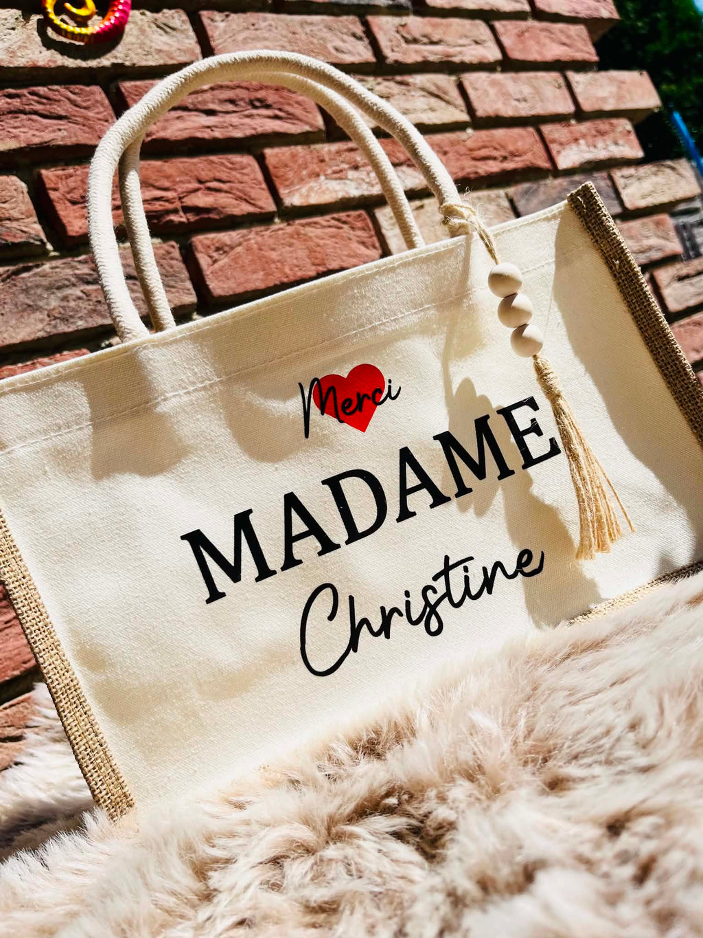 ✨ Sac de jute personnalisé ✨