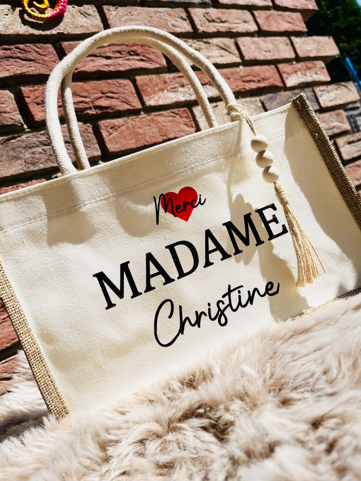 ✨ Sac de jute personnalisé ✨