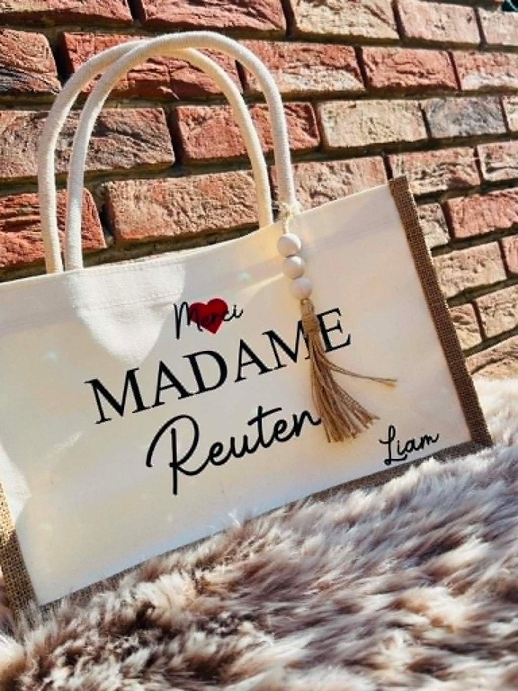 ✨ Sac de jute personnalisé ✨