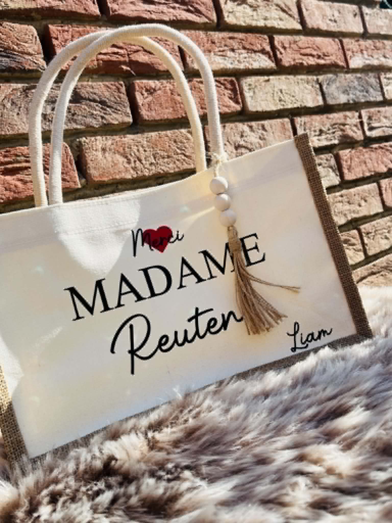 ✨ Sac de jute personnalisé ✨
